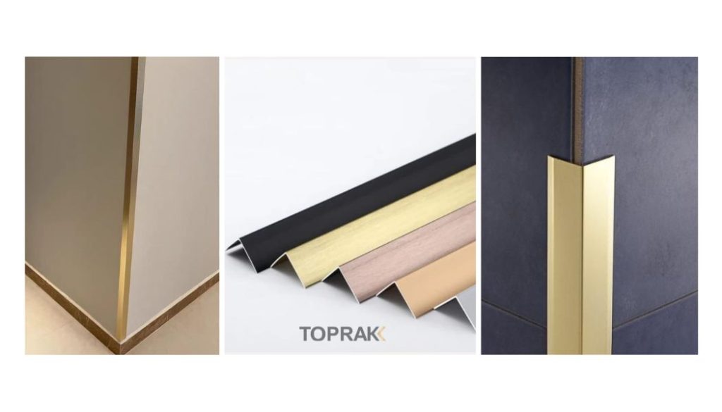 نبشی استیل دکوراتیو